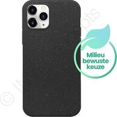 *PREMIUM* 100% duurzaam telefoonhoesje IN-VI® iPhone 12 Mini Zwart