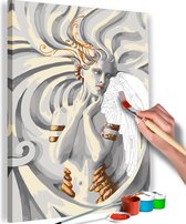 Doe-het-zelf op canvas schilderen - Medusa 40x60 ,  Europese kwaliteit, cadeau idee
