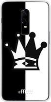 OnePlus 6 Hoesje Transparant TPU Case - Chess #ffffff