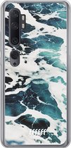 Xiaomi Mi Note 10 Hoesje Transparant TPU Case - Waves #ffffff