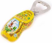 Flesopener Klomp Holland Geel 8 Cm - Souvenir