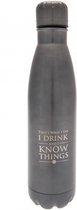 Game Of Thrones I Drink And I Know Things Drinkfles - 550ml - Metaal