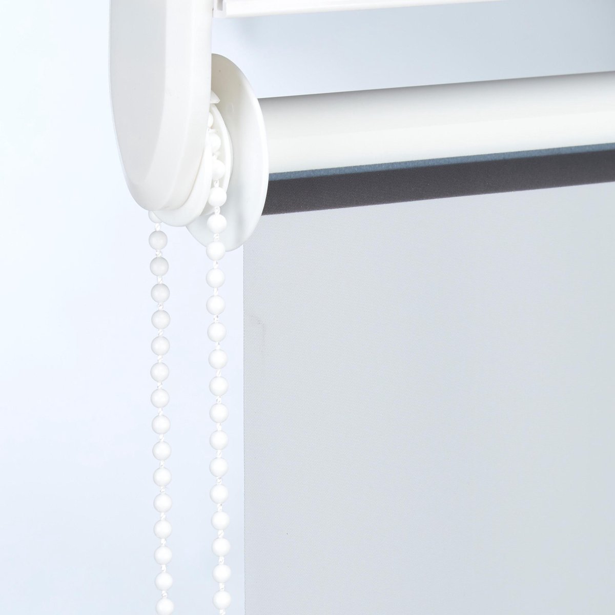 relaxdays doucherolgordijn vierkant douchegordijn met