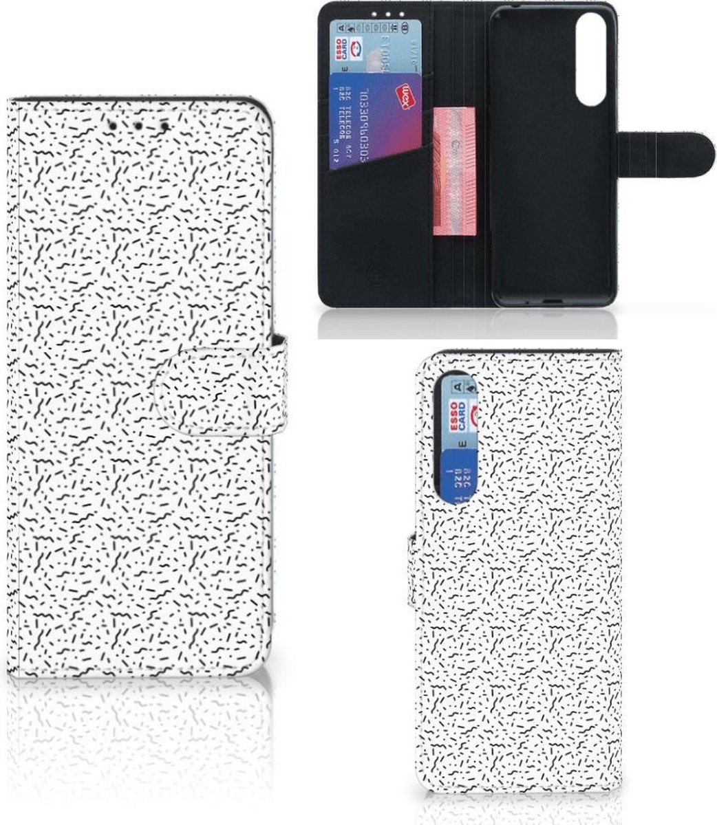 Sony Xperia 1 II Telefoon Hoesje Stripes Dots
