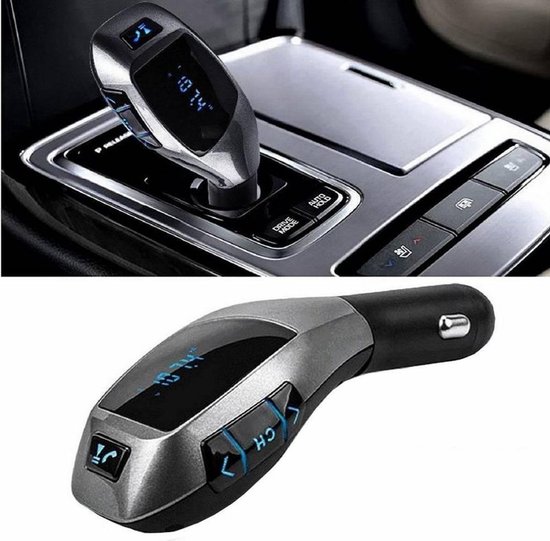 Lecteur MP3 sans fil X5 pour voiture / Ecran LED / Appels mains libres /  Support carte... | bol.com