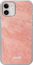 iPhone 12 Mini Hoesje Transparant TPU Case - Sandy Pink #ffffff