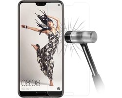Screenprotector Glas - Tempered Glass Screen Protector Geschikt voor: Huawei P20 Pro  - 1x