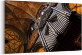 Schilderij - Oude kathedraalorgel , close-up — 90x60 cm