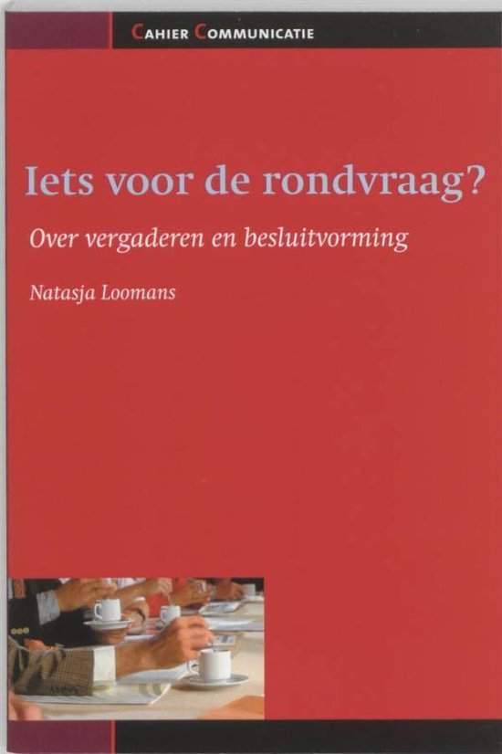 Cover van het boek 'Iets voor de rondvraag ?' van Natasja Loomans