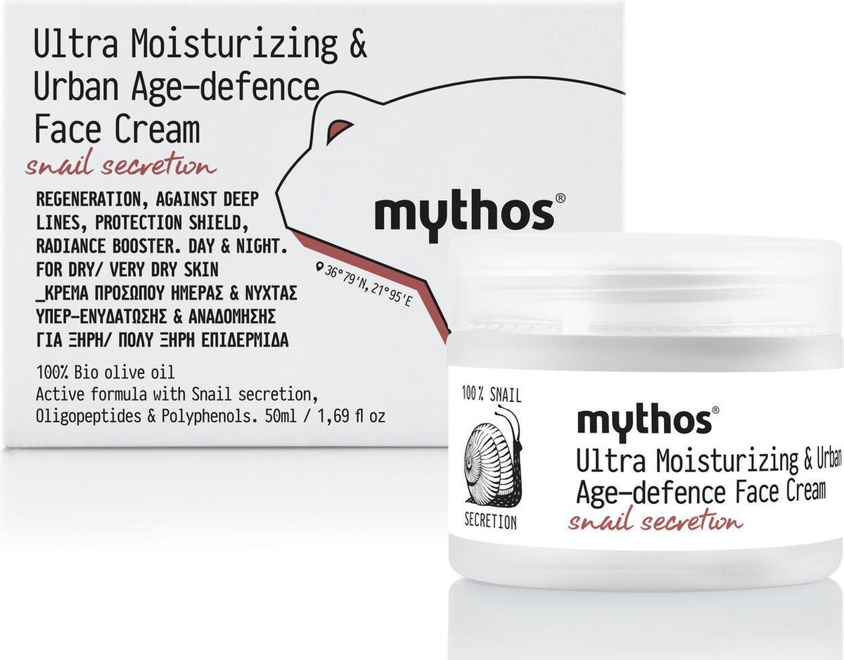 Mythos Ultra Moisturizing Age-Defence Slakkenslijm Crème
