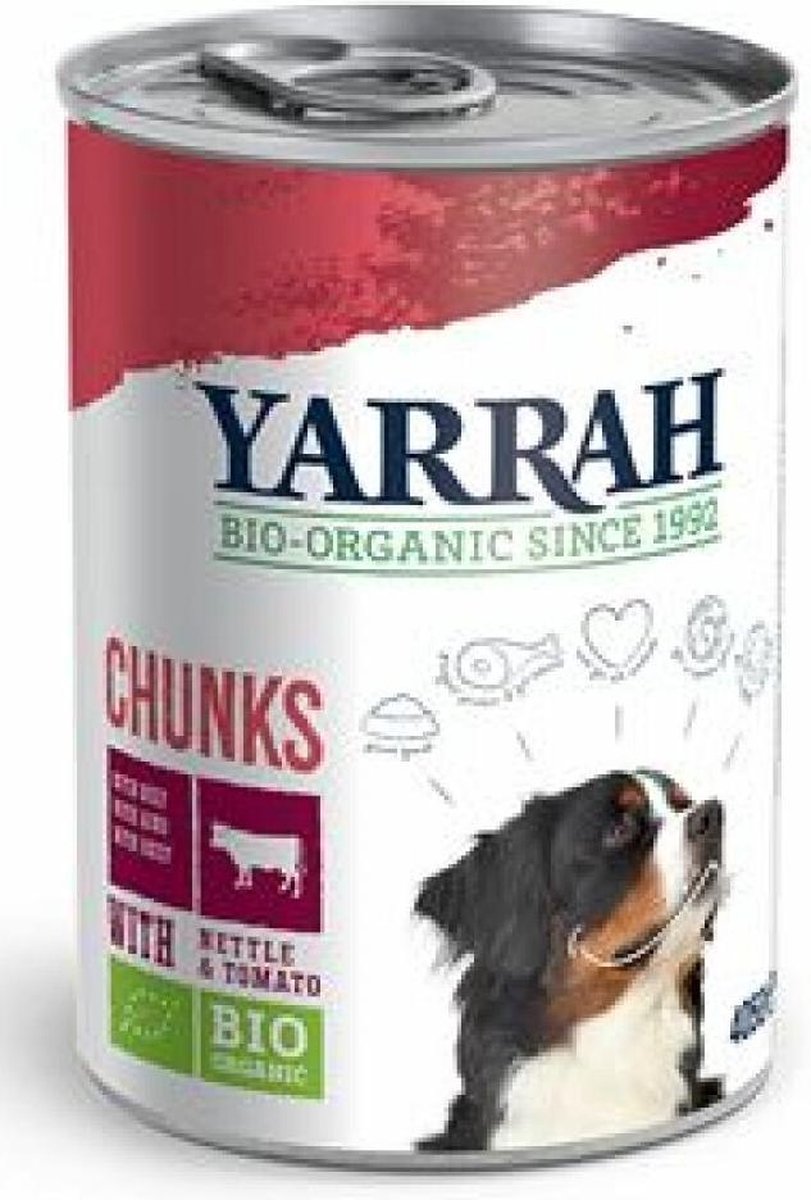 Yarrah Yarrah Bio Hondenvoer Chunks Kip - Rund 820 gr