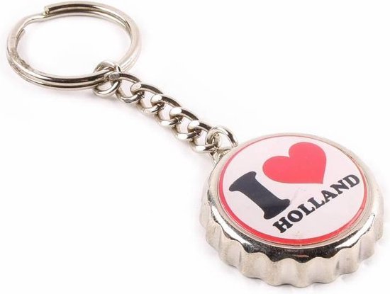 Sleutelhanger Opener I Love Holland - Souvenir
