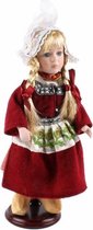 Pop Porselein Vrouw Bordeaux 26 Cm - Souvenir