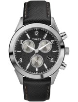 Timex Torrington Chrono TW2R90700 Horloge - Leer - Zwart - Ø 40 mm