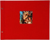 Goldbuch - Schroefalbum Bella Vista - Rood - 31x39 cm
