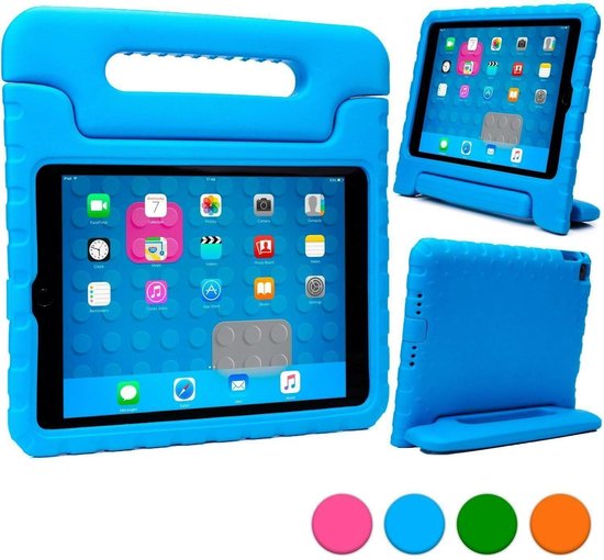 verkorten Dat leider Tablet hoes voor Apple iPad 10.2 (2021/2020/2019) - Kinderhoes met handvat  -... | bol.com