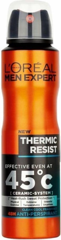 L’Oréal Paris Men Expert Thermic Resist Deodorant Spray - 6 x 150 ml - Voordeelverpakking - L’Oréal Paris