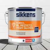 Sikkens Rubbol BL Rezisto High Gloss Ral 9010 Wit - 2,5 liter- Lakverf - Dekkend - Binnen en buiten - Hoogglans -