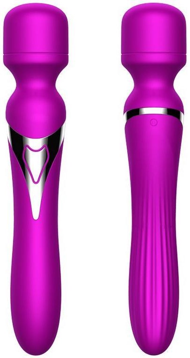 Silicone - Duo Massager - USB oplaadbaar - 7+7 Function - Paars