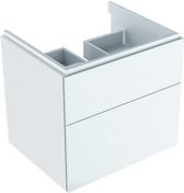 Geberit Xeno2 wastafelonderkast 2 laden 58x53 cm, glans wit