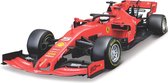 Ferrari Scuderia F1 #5 Sebastian Vettel Season Car 2019 1:18 rood