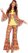 Amscan Hippieskostuum Dames Polyester Oranje Maat Xl