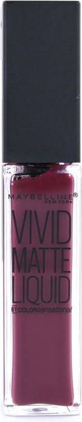 Maybelline Color Sensational Vivid Matte Liquid Lipgloss - 45 Possessed Plum