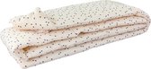 Trixie Bedbumper Leaves 95 X 75 Cm Katoen Wit/blauw