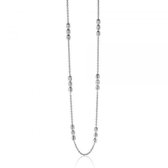 ZINZI zilveren fantasie ketting ovaal 42-45cm ZIC1809