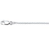 Zilveren Collier anker rond 1 1018843 70 cm