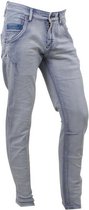Cars Jeans - Heren Jeans - Regular Fit -  Stretch - Lengte 36 - Loyd - Grey Used