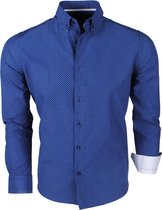 Jan Paulsen - Heren Design Overhemd - Regular Fit - Navy