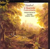 Vanhal: 6 Quartette Concertante / Sarah Francis, Tagore String Trio