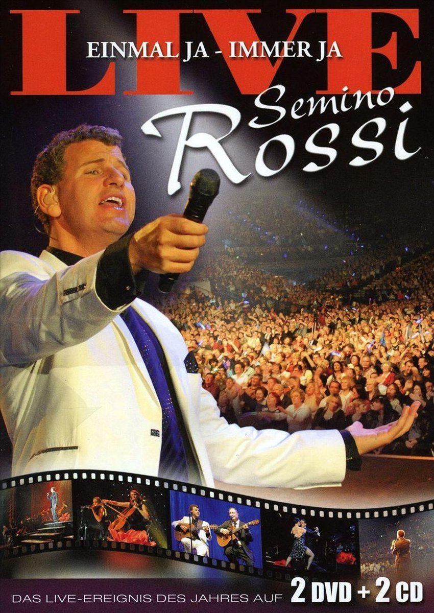 Semino Rossi - Einmal Ja, Immer Ja (Live - Box) (2Dvd+2Cd) (Dvd) | Dvd's |  bol.com