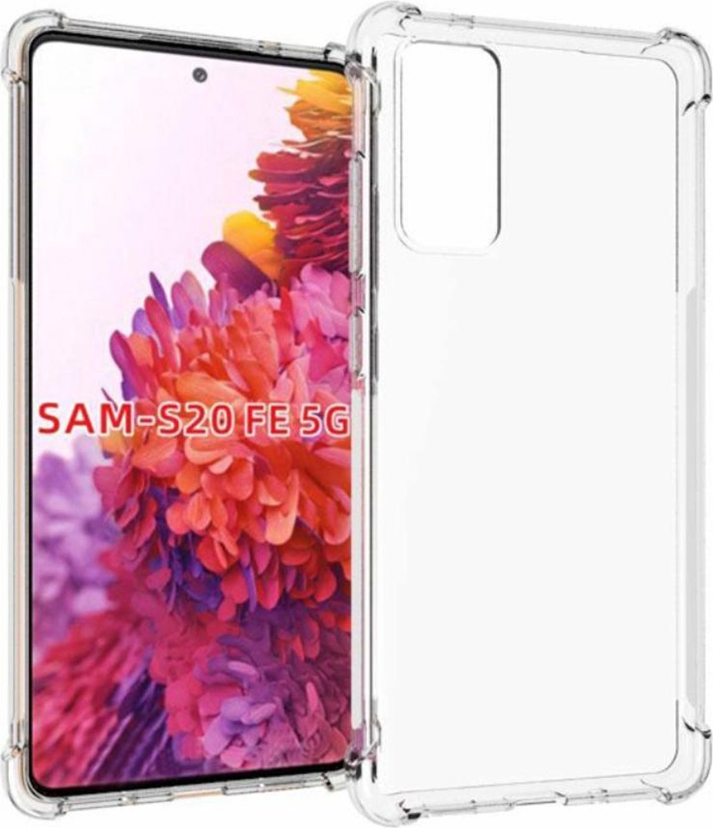 Galaxy S20 FE Anti-Shock Back Case Siliconen Transparant