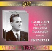 Verdi: Il Trovatore (Rome, July 29, 1951)