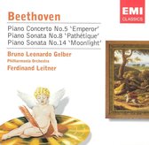 Beethoven: Piano Concerto No. 5 "Emperor"; Piano Sonatas Nos. 8 "Pathétique" & 14 "Moonlight"