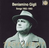 Beniamino Gigli - Songs (1952-1953)