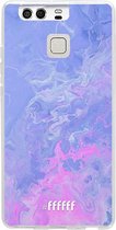 Huawei P9 Hoesje Transparant TPU Case - Purple and Pink Water #ffffff