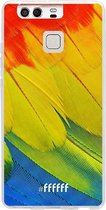 Huawei P9 Hoesje Transparant TPU Case - Macaw Hues #ffffff