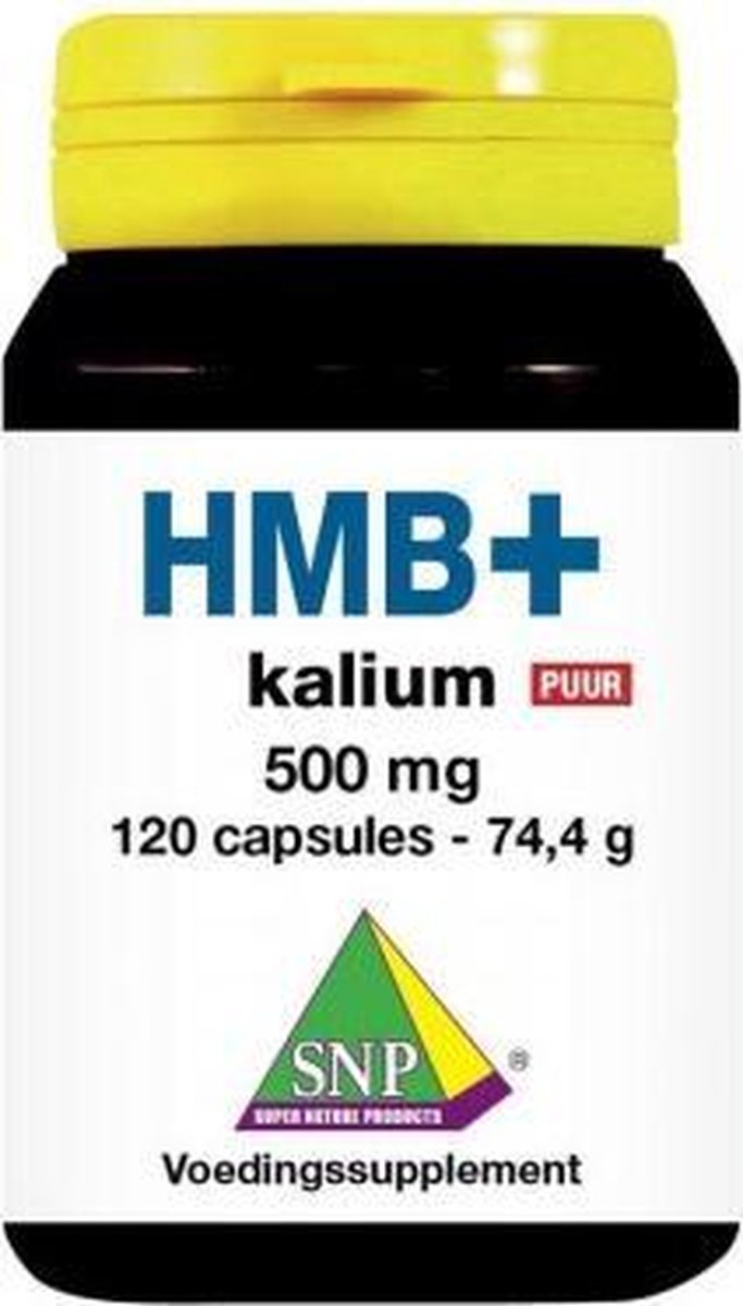 SNP HMB+ kalium 500 mg puur 120 capsules - Snp