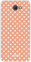 Samsung Galaxy J5 Prime (2017) Hoesje Transparant TPU Case - Peachy Dots #ffffff