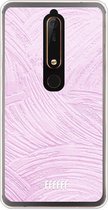 Nokia 6 (2018) Hoesje Transparant TPU Case - Pink Slink #ffffff