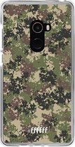 Xiaomi Mi Mix 2 Hoesje Transparant TPU Case - Digital Camouflage #ffffff