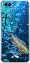 Honor 10 Hoesje Transparant TPU Case - Coral Reef #ffffff