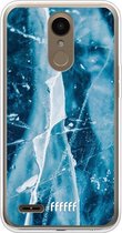 LG K10 (2018) Hoesje Transparant TPU Case - Cracked Ice #ffffff