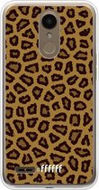 LG K10 (2018) Hoesje Transparant TPU Case - Leopard Print #ffffff