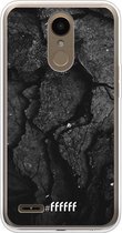 LG K10 (2018) Hoesje Transparant TPU Case - Dark Rock Formation #ffffff