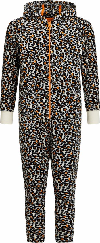 WE Fashion Meisjes onesie met luipaarddesin | bol.com