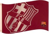 Taylors - FC Barcelona Grote Vlag met Clubwapen (Bordeaux Rood)